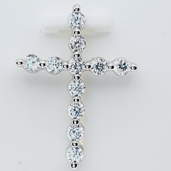 "#925 Sterling Silver Cubic Zircon Pendant for Women/Girls, US925P1101 - Picture 1 of 7